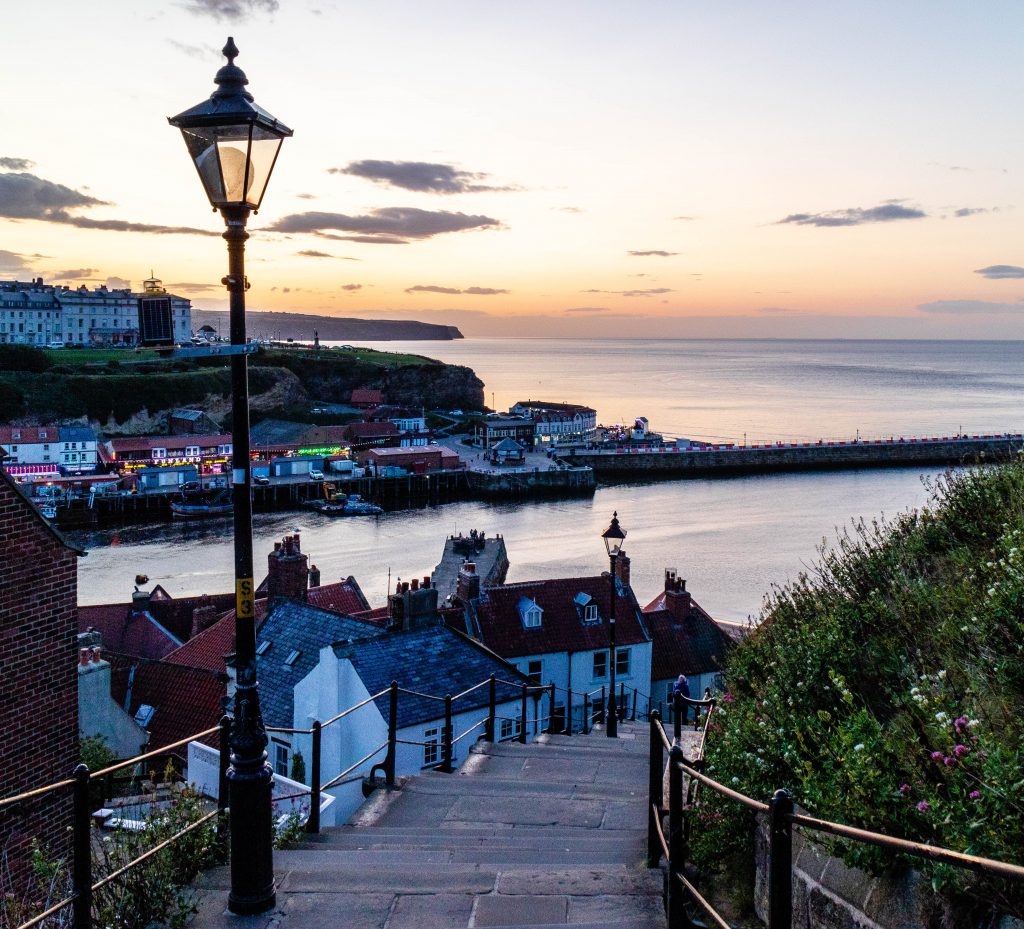 Classic view of Whitby from the 199 steps