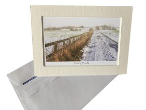 A6 card with mount