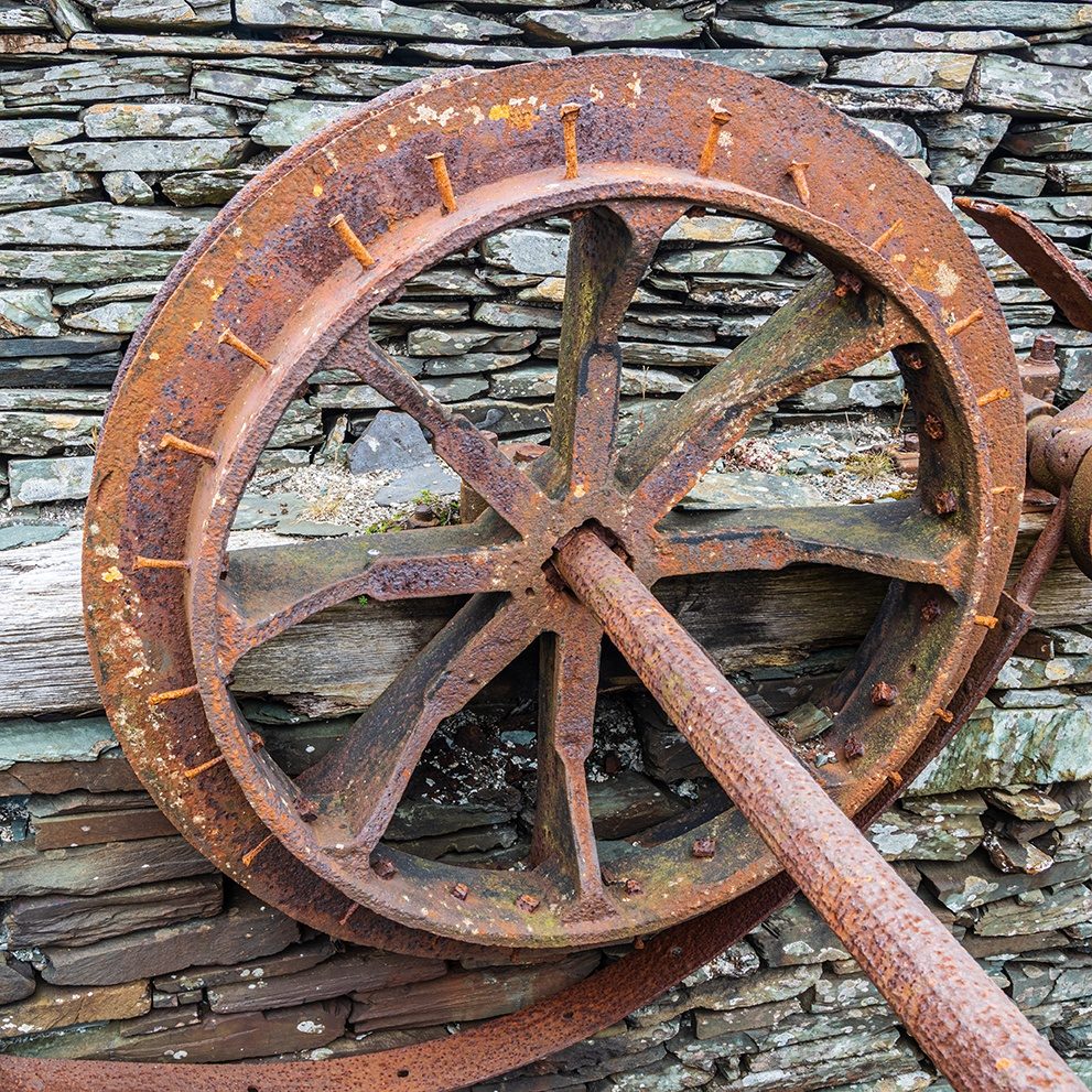 Winding Wheel, Honister Slate Quarry, The Lake District