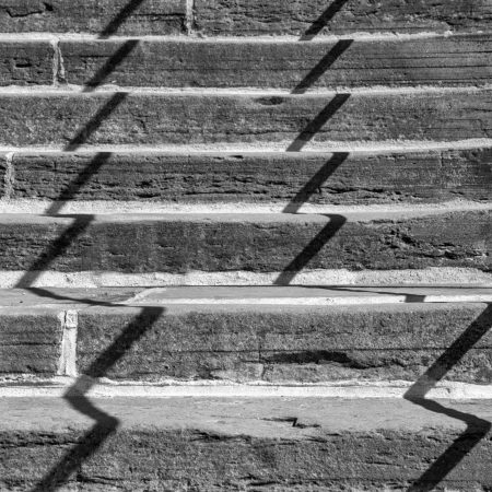 Shadows on the 199 steps