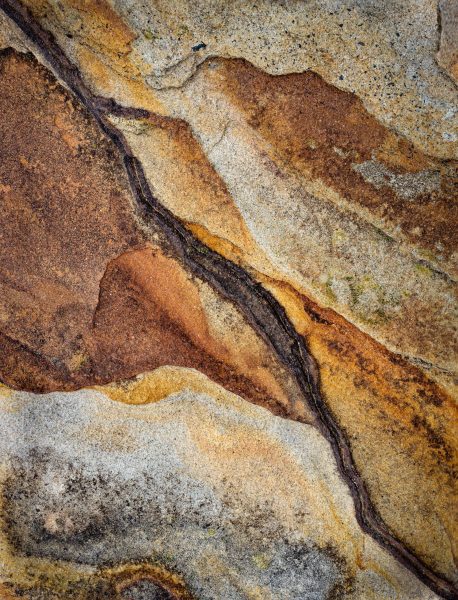 Rock patterns near Howick Bathing House