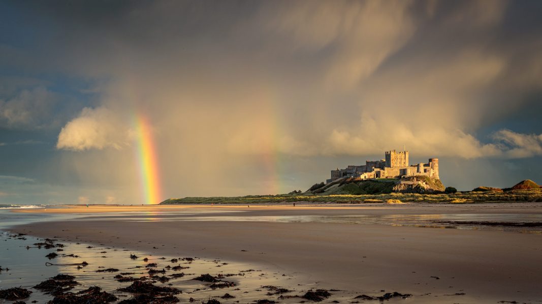 Rainbow over Bamburgh