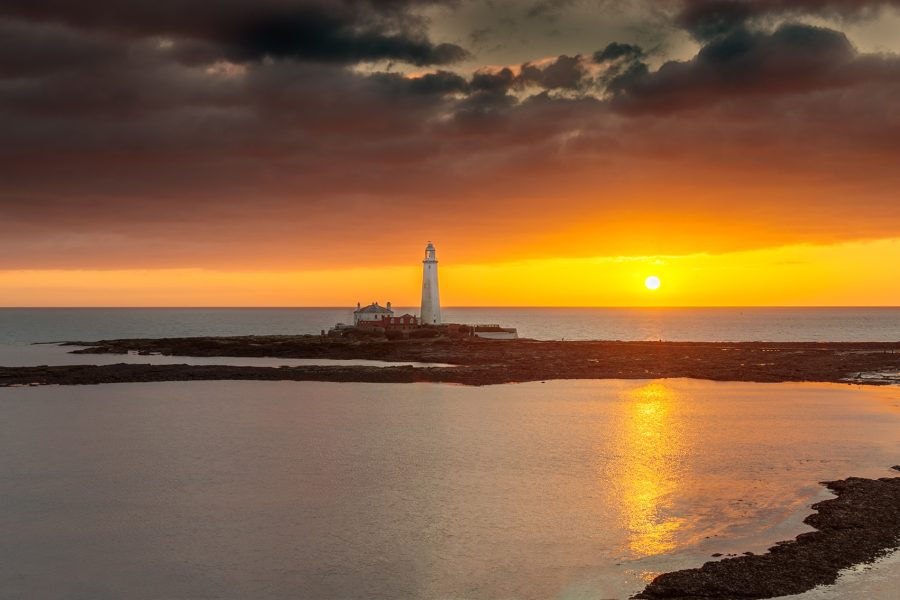 St Marys Lighthouse Sunrise