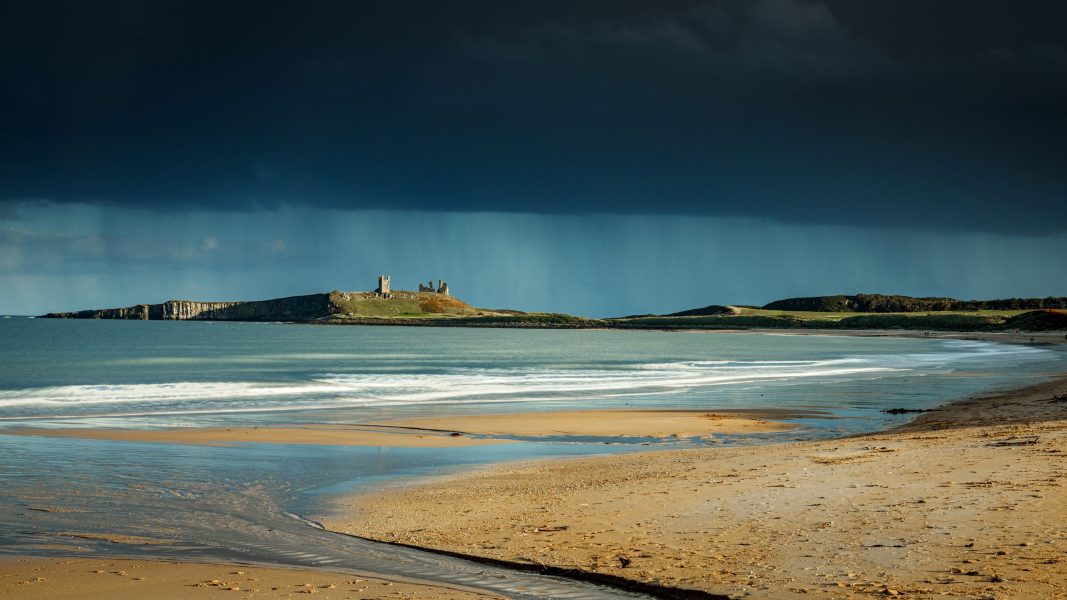 Storm over the castle