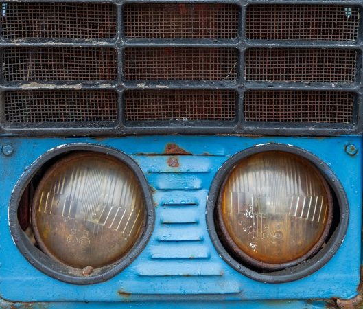 1979 Belarus Tractor Headlamps and grille